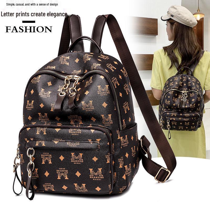 Summer Trendy Women's Large Capacity Korean Style Soft Leather Backpack - Versatile Travel & Fashion Bag