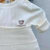 Premium High-Elasticity Cotton Newborn Autumn Pants with Shoulder Opening - Baby Autumn/Winter Clothing