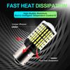 2pcs 1156 BAU15S PY21W 1156 BA15S P21W 1157 BAY15D P21 5W 7443 W21 5W T20 Car LED Bulbs Light 144smd Reverse Turn Signal Light Bulbs 7