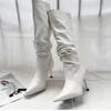 Female 2026 Autumn Trendy Stiletto High Heels Over Knee Long Tube European and American Pointed Folded High Tube Boots
