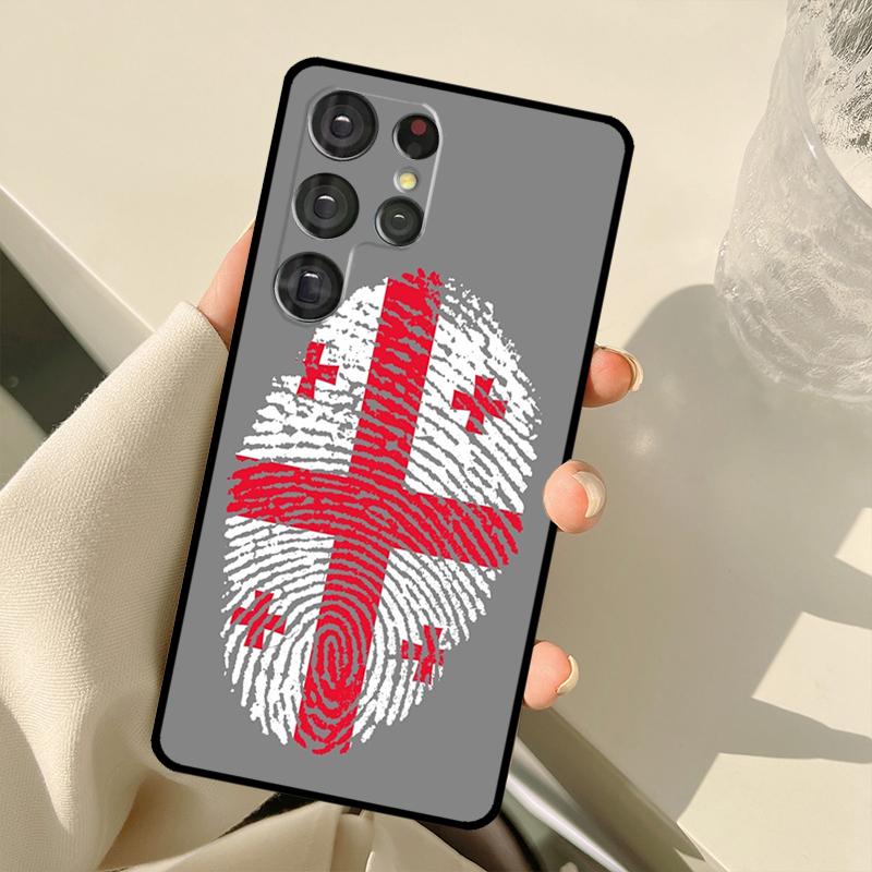 

Чехол с флагом Грузии для Samsung Galaxy S23 S22 Ultra S20 FE Note 20 Note 10 S8 S9 S10 Plus S21 Ultra Cover Galaxy S10