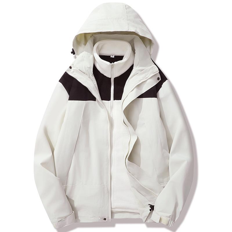 Fashion New Three-in-one Jacket Men's and Women's Thermal Jacket Mountaineering Suit