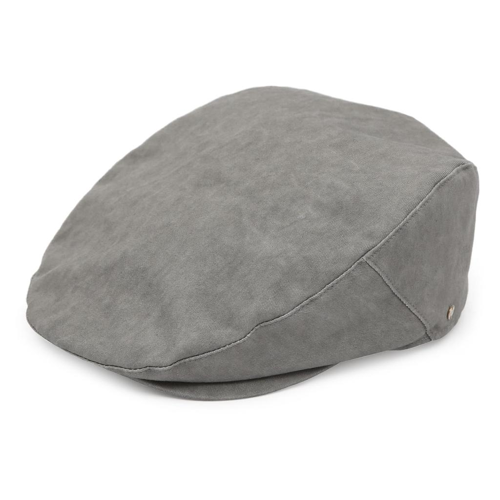 Vintage Classic Washed Cotton 4 Season Standard Size Unisex Painter Beret Hunting Retro Cap Korean Hat for Women [UNDERCONTROL] (Dust Gray)