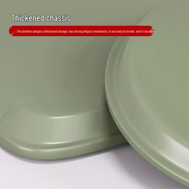 Non-slip Rectangular Plastic Serving Tray