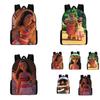 Moana Cartoon Print Large Capacity Student Backpack With Breathable And Shockproof Features