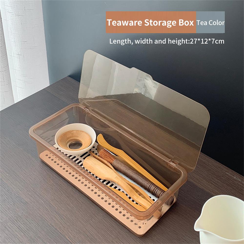 Box Cutlery Organizer Storage Kitchen Desktop Kitchen For With Tray Tea Kitchen Drain Set Lid Home Storage Boxes