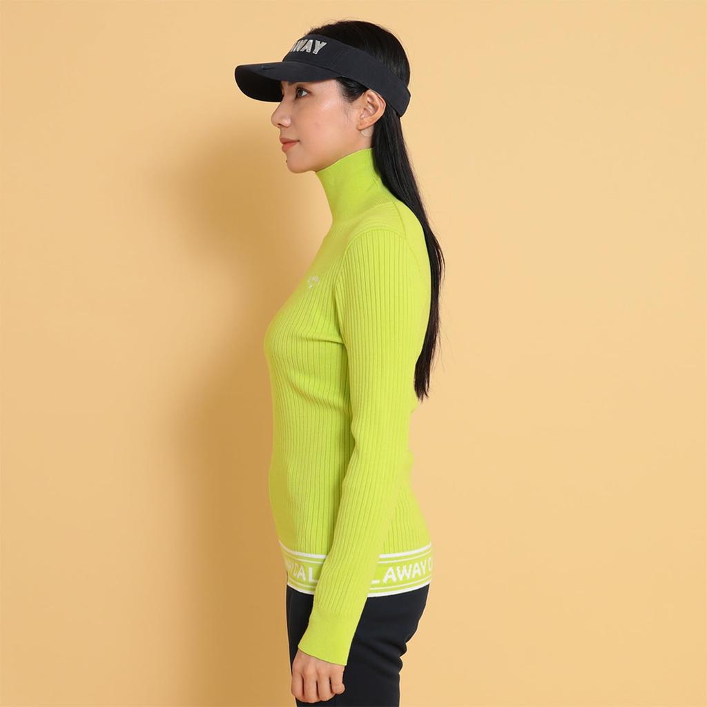 Callaway High Neck Knit Golf C24218202 Green M Women's (Plain Knit) / / 1130_Light