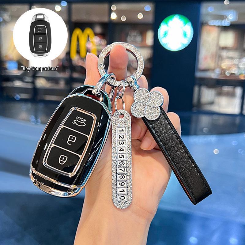 Modern ix35, Elantra ix25 Key Case: Compact Car Shell Buckle for Elantra, Lingdong, Mingtu, Langdong & Verna Models