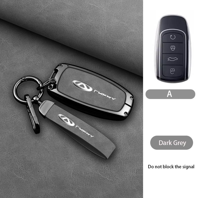 Zinklegierung Leder Auto Schlüsselanhänger Hülle Schutzhülle Für Chery Jaecoo J7 J8 7 Tiggo 8plus 8 5 Plus 7pro Max Omoda 5 C5 Arrizo