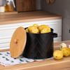 Breathable Kitchen Storage Container with Bamboo Lid