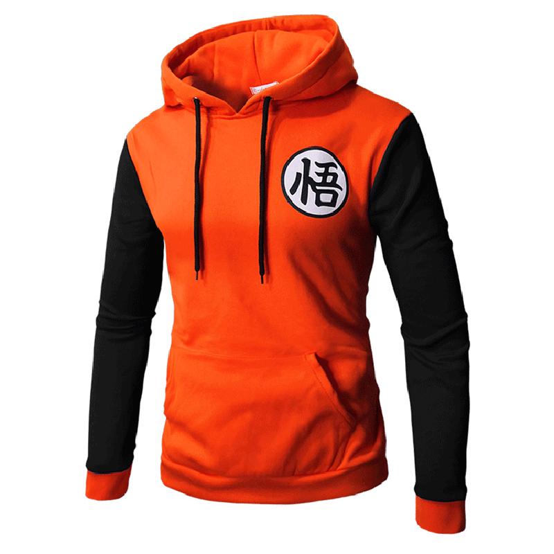Warm Anime 3d Dragon Ball Z Son Goku Cosplay Jacket Sweatshirt Thick Coat Hoodie