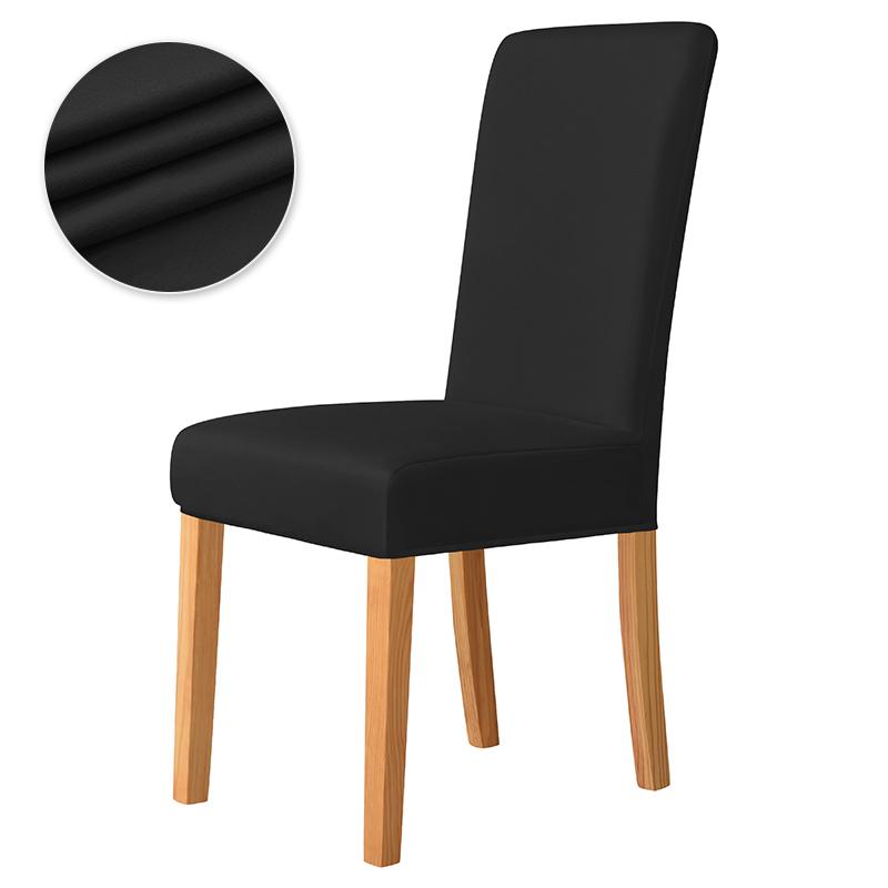 

1/2/4pcs Stretch Dining Chair Covers Thin Fabric Chair Slipcover Anti-dirty Solid Color Wedding Chairs Cover for Home Banquet 1PC