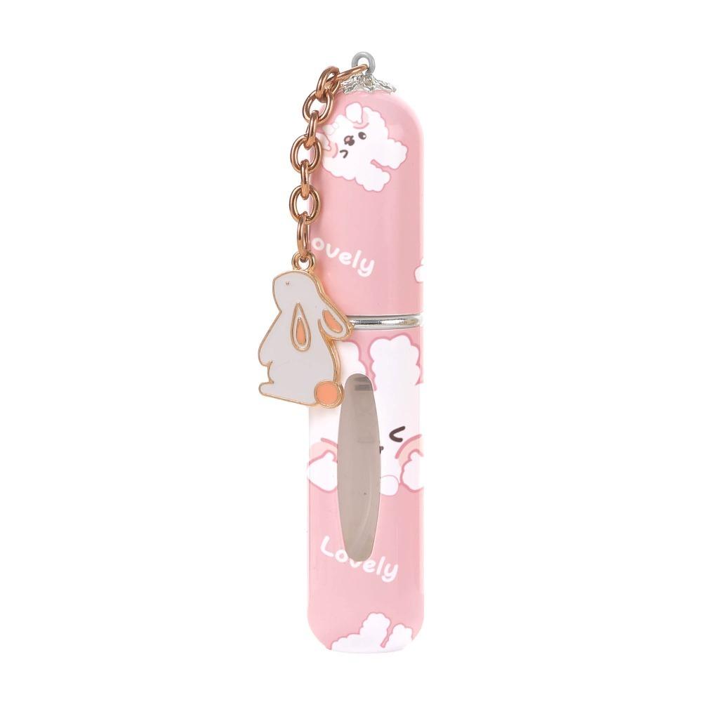 Portable 5ml Refillable Spray Bottle Flower Pattern with pendant Refillable Perfume Bottle Mini Spray Atomizer