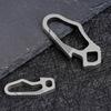 High Strengths Corrosions Resistant Titaniums Key Organizers Ergonomic Keychains Gadget for Adventure Travel
