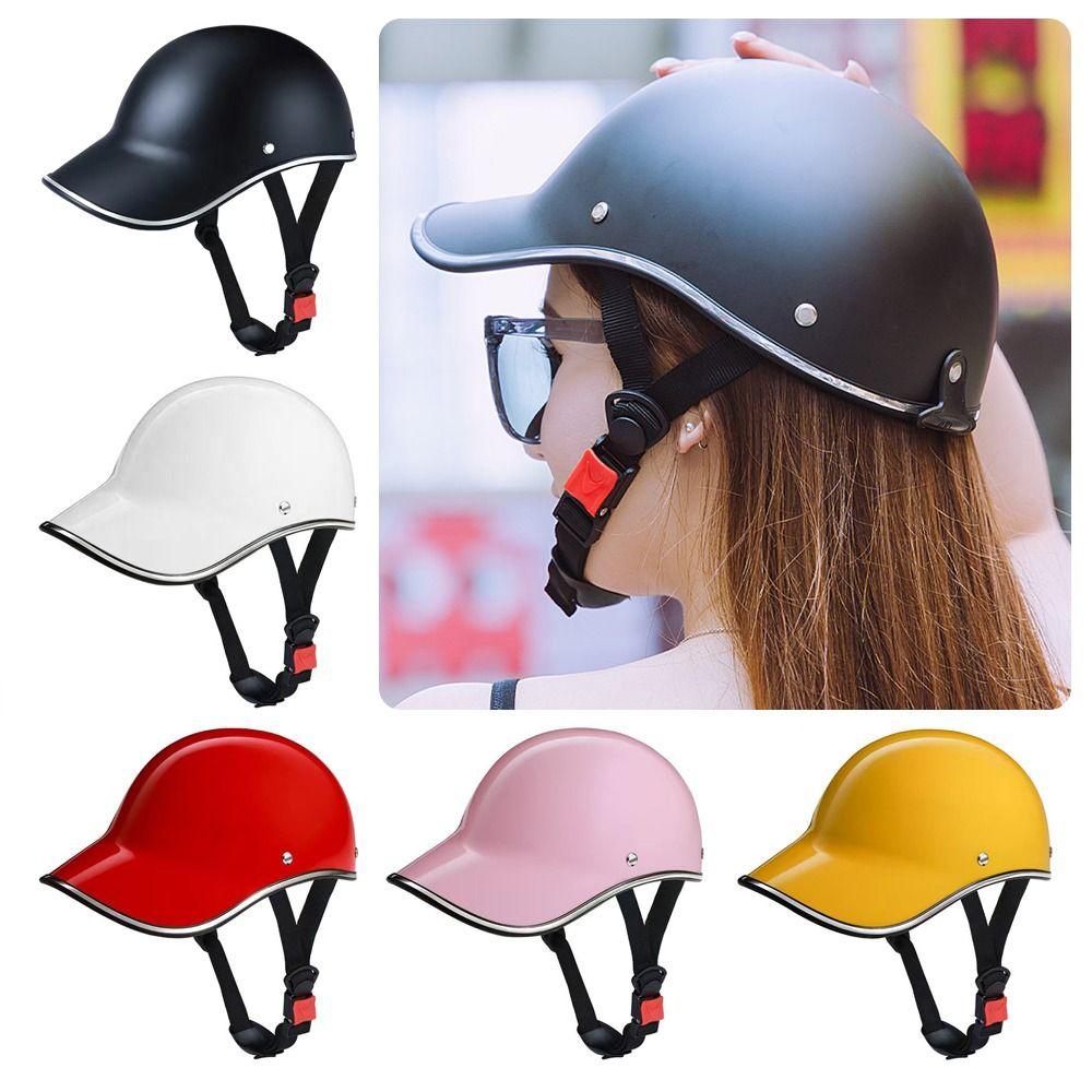 1 Stück mit verstellbarem Riemen Sicherheitshelm Universelle Baseballkappe Hut Elektrofahrradzubehör