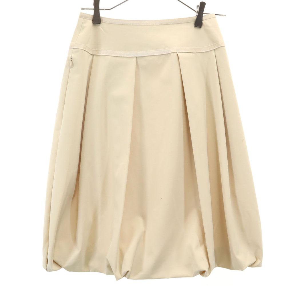 

FOXEY NEW YORK made in Japan Midi length Balloon skirt 38 beige Women Used