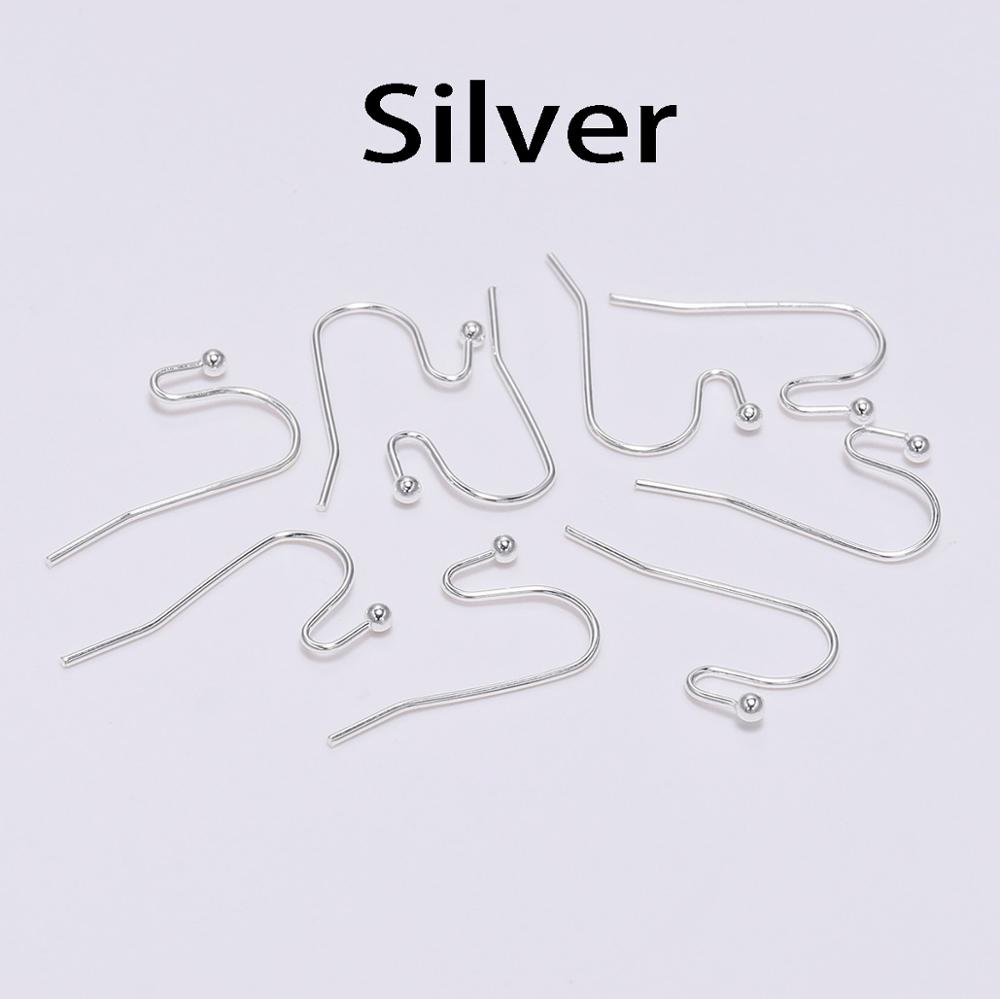 100pcs/lot 21*16mm Earring Wires Earrings Hooks For Jewelry Making Findings DIY Earwire Jewelry Accessories Supplies