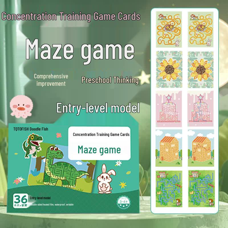 Tu Tu Yu Early Learning Erasable Game Cards