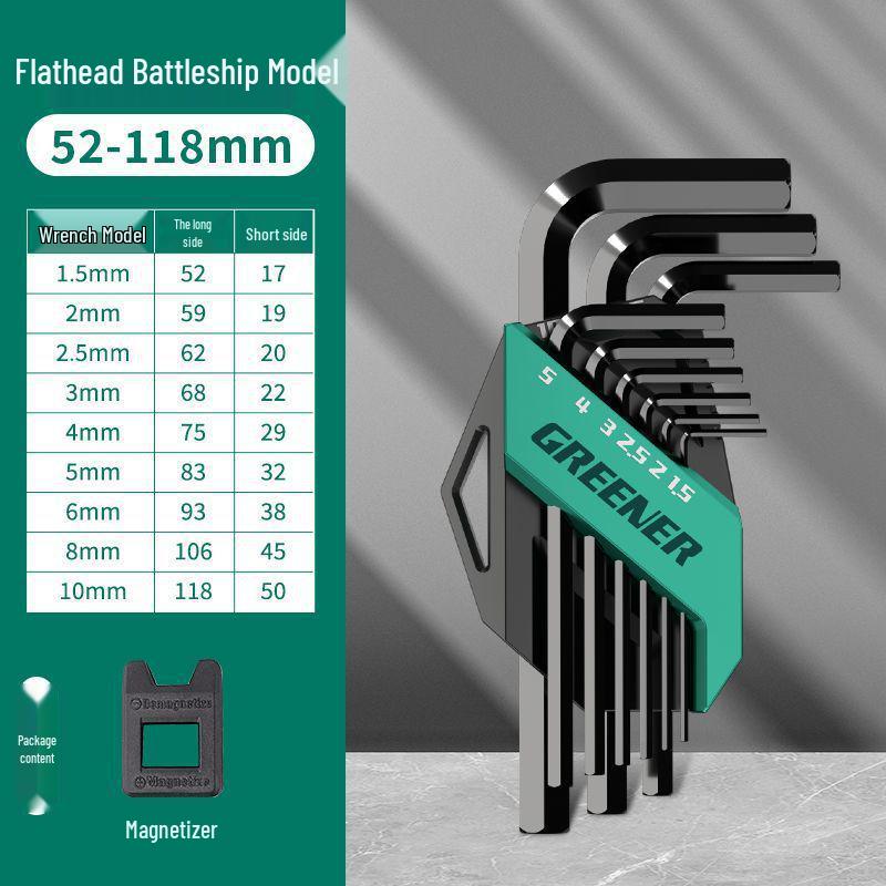 Automatic Combination Hex Wrench and 6-Point Screwdriver Set