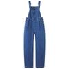 Women's Relaxed Fit Straight-Leg Denim Overalls