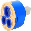 40mm Size Ceramic Cartridge 3 Holes Ceramic Disc Cartridge Faucet Valve  Single Handle Faucet