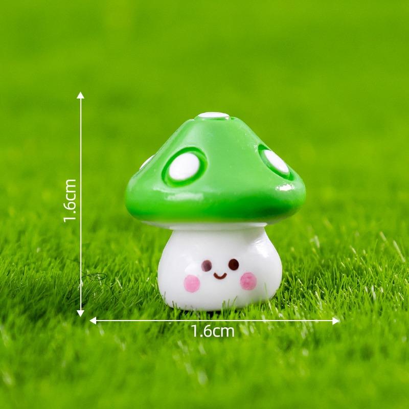 Moss Micro-landscape Materials Cute Little Mushrooms Cute Granule Landscape Decoration Accessories Ecological Bottle Small Ornaments