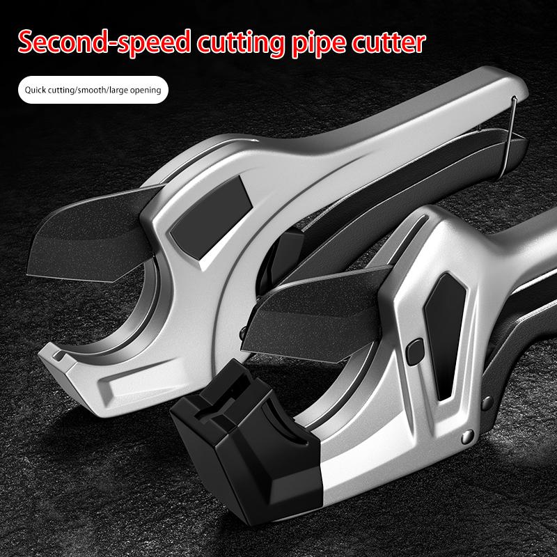 Multi-Material Pipe Cutter, Heavy-Duty Tubing Cutter for Copper PVC CPVC PEX Plastic, Cutting Capacity with Precision Wheel