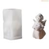 K1AE Angel Wine Statue Silicone Molds Silicones Mould Easy Demodling for Epoxy Resin Soap Making