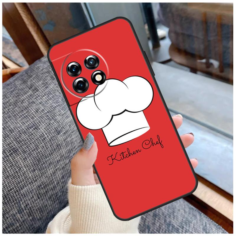 Cooking Chef Case For OnePlus 13 15 13R 13T 12 12R 11 9 10 Pro 10T 8T Nord 5 CE 2 3 4 Lite N20 N30 Coque