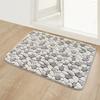 Multi-Purpose Bathroom Floor Mat Door Mat Kitchen Foyer Entrance Absorbent Carpet Toilet Non-Slip Foot Mat Multi-Style
