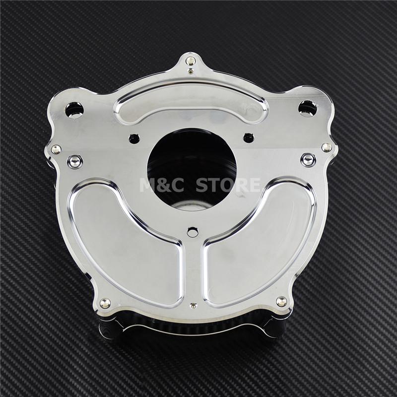 Motorcycle All Chrome Air Cleaner Air Filter System For Harley XL Sportster 04-22 Touring Road Glide 08-16 Dyna Softail Fat Boy