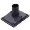 HVAC Wall Penetration Line Set Cover Kit Plastic Split AC Line Set Wall Cover with Soft Gasket for Indoor Outdoor   Conditioner