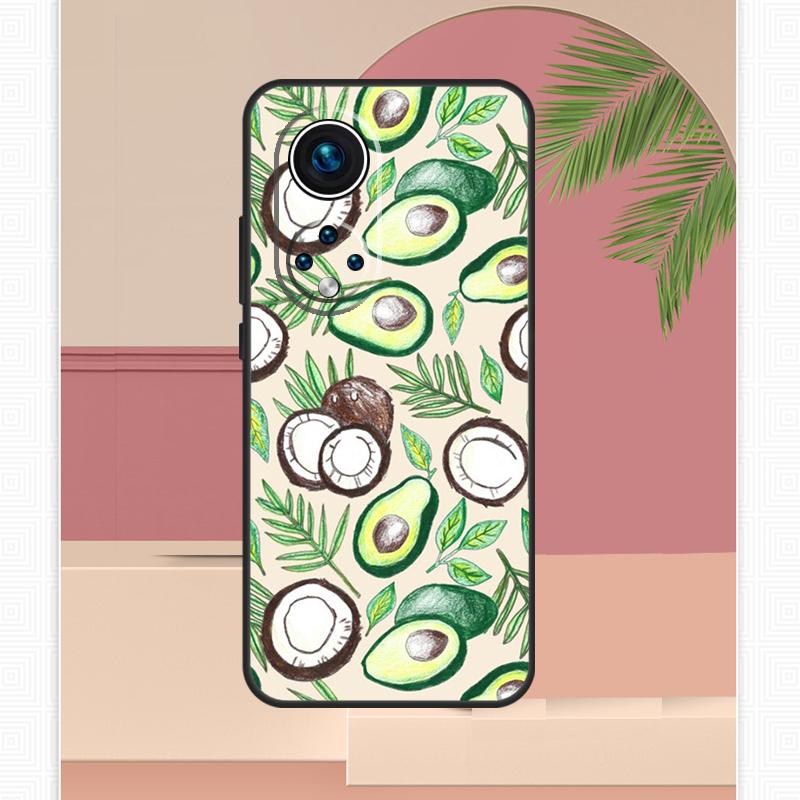 Summer Fruit Coconut Case For Honor Magic 7 Lite 5 6 8 Pro Honor 200 400 X9c X9b X9a X8b X8a X8c 50 70 90 Cover