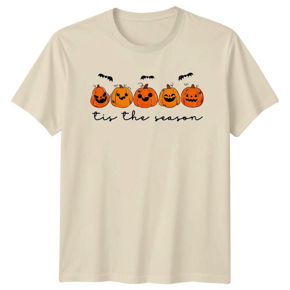 Tis The Season TShirt Cute Pumpkins Halloween Gift For Him And Her