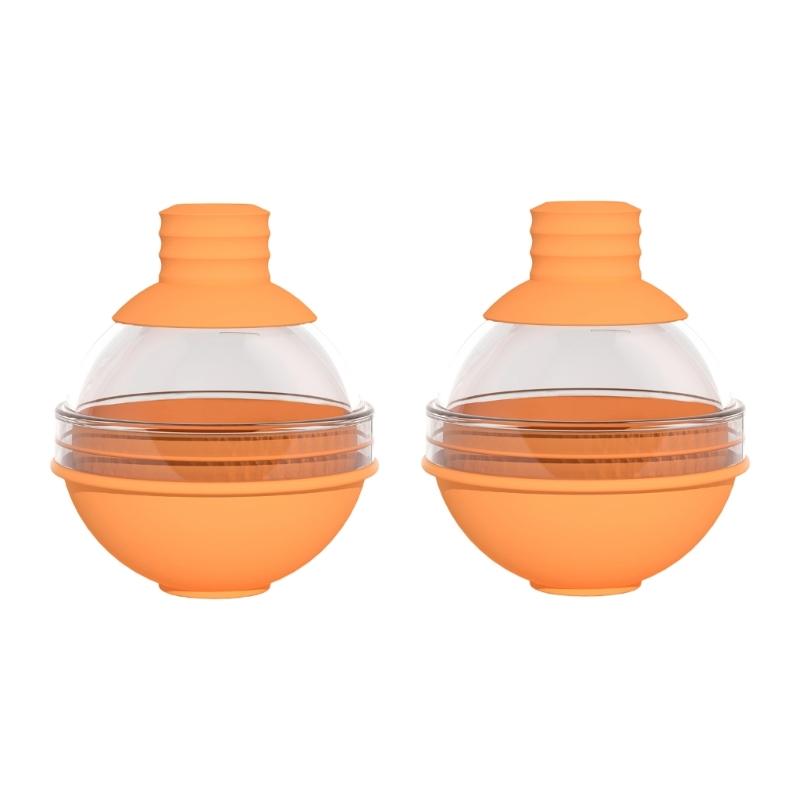 

Pack of 2 Professional Ice Spheres Molds Leak Proof Funnel System Ice Ball Maker