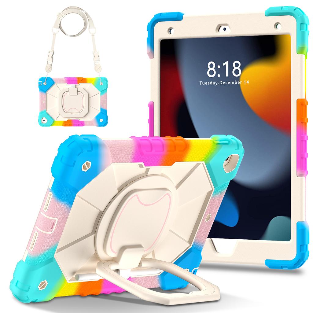 Tablet Protective Case Suitable for iPad 10.2Inch 7Th()/8Th()/9Th () with Satchel Stand 12 Colors Available