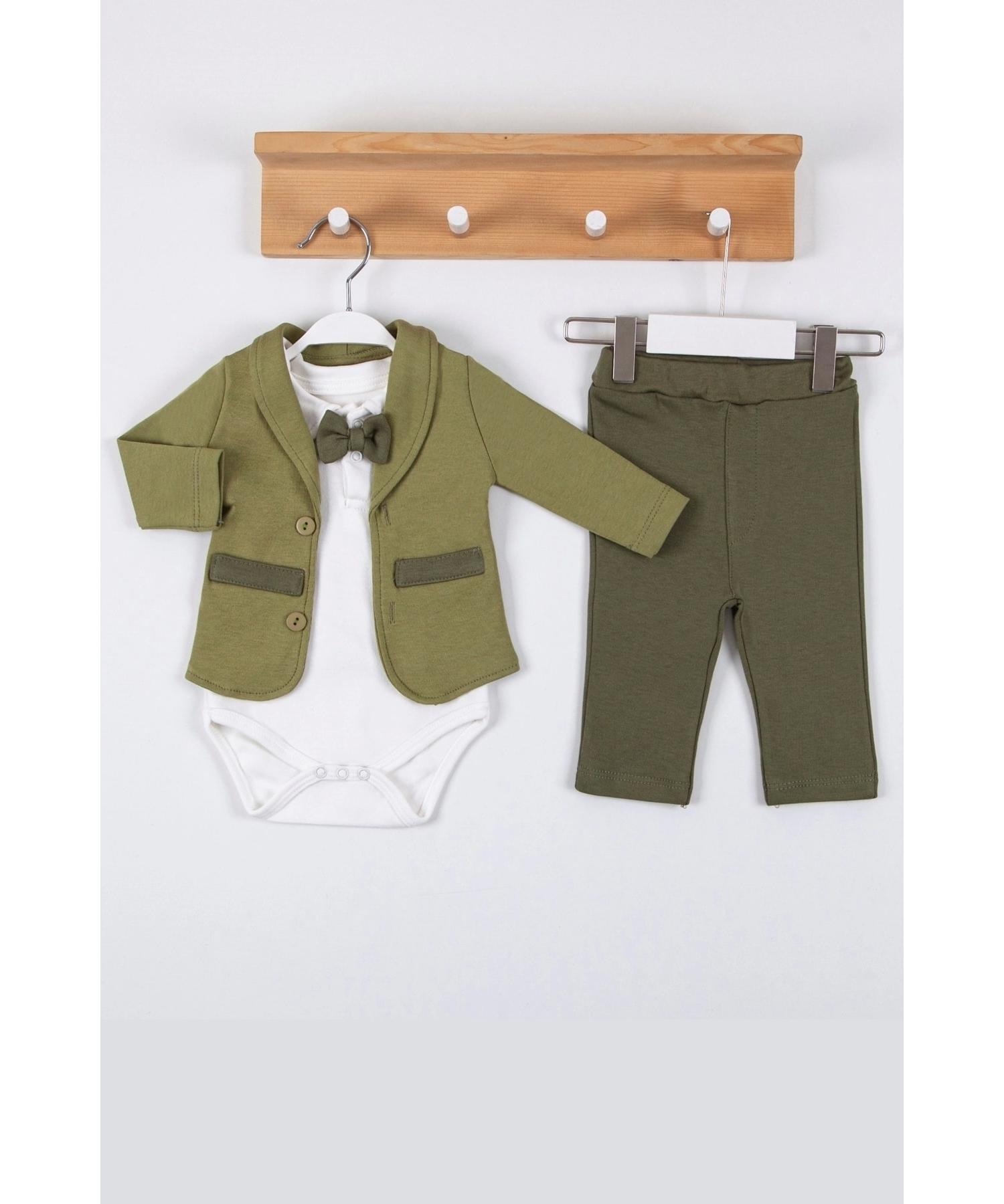 

Смокинг с галстуком-бабочкой, мужской костюм из 100 % хлопка