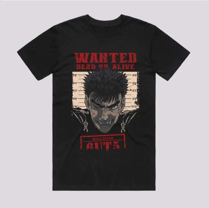 Anime Berserk Guts From Hell Japanese Style Black TShirt Size S4XL S