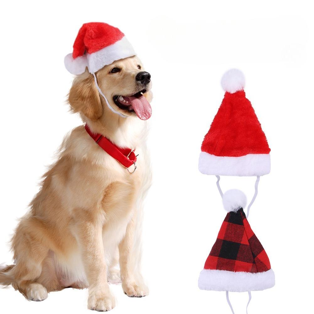 New Pet Headgear Christmas Dress Adjustable Hat Cat Dog Funny Accessories