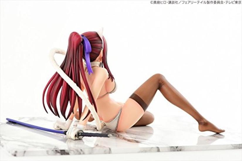 FAIRY TAIL Erza Scarlet White Cat Scale PVC Painted Complete Figure Gravure_Style 1/6