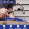 A Plastic Safety Finger Protector And Joint Clamp for Securing Fingers, Designed for Striking Easily Displaced Nails And Screws
