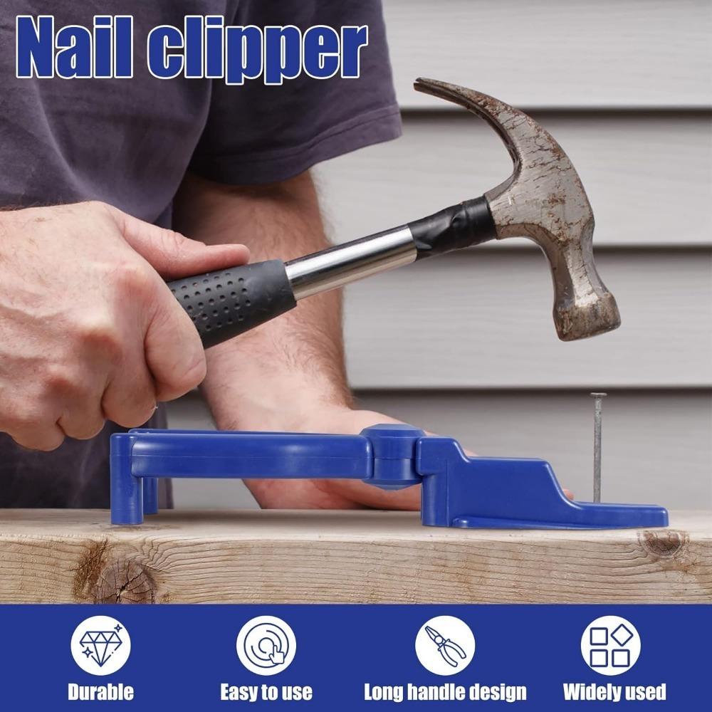 A Plastic Safety Finger Protector And Joint Clamp for Securing Fingers, Designed for Striking Easily Displaced Nails And Screws