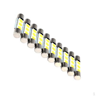 10X White Festoon 28mm 5050 3SMD Vanity Mirror LED Light