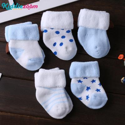 Kiddiezoom 5/6 paar/lot unisex Antislip Babysokschoenen 0-12 maanden Katoen babyjongen meisjes meia infantil goedkope spullen