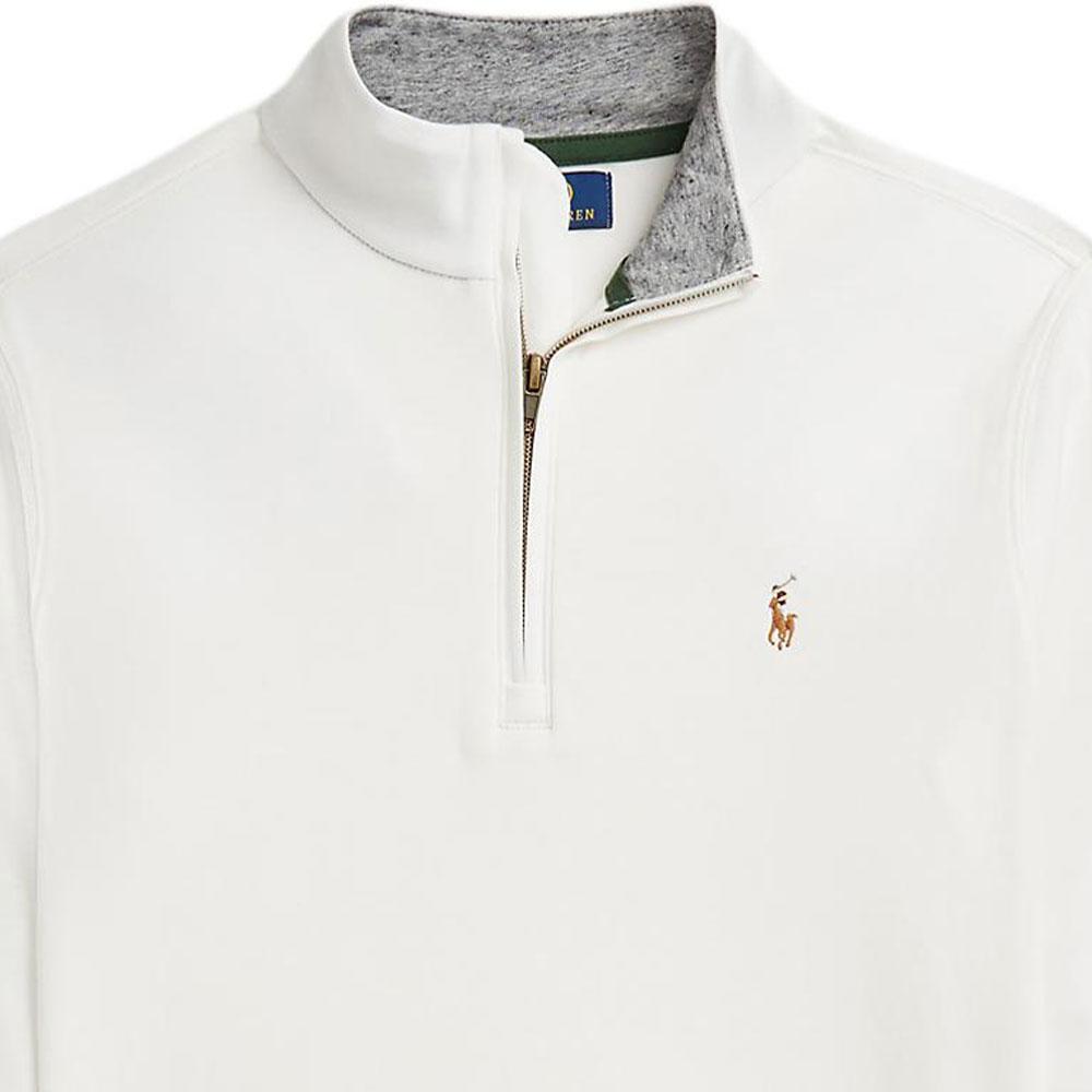 Polo Ralph Lauren Solid Cotton Interlock Quarter-Zip Pullover Long Sleeve Kids Tops 323981279-002