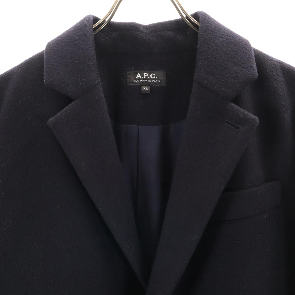 A.P.C. Chester coat XS dark blue Cotton filling Men's Used