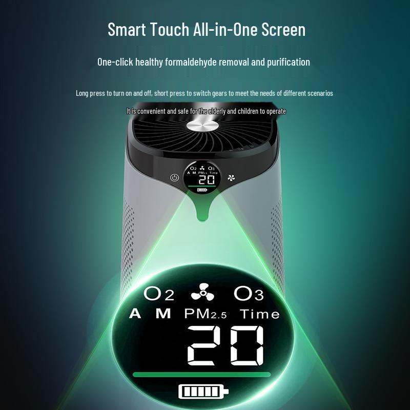 Hot Sale Desktop Air Purifier: Formaldehyde, Pet Hair & Odor Remover with Negative Ion Technology