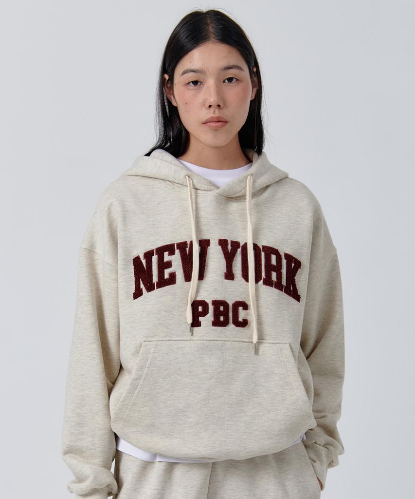 Boucle New York Hoodie - Oatmeal