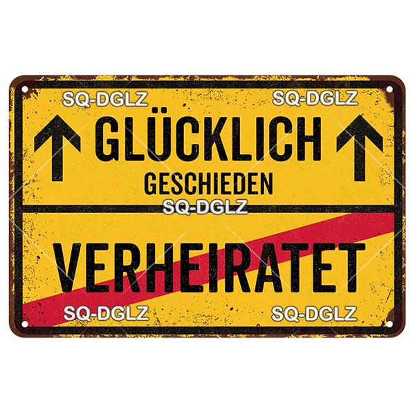 [SQ-DGLZ] Vintage Retro Achtung Berlin Tin Sign Metal Sign Shop Plate Home Bar Wall Sticker Decoration Plaque Poster Decor Gift