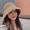 Lace Straw Hat for Women, Japanese-style Fresh and Delicate Lace Beach Hat, Summer Korean Version Versatile Sun-shading Straw Fisherman Hat, Trendy